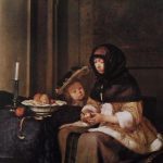 Gerard Ter Borch – Donna che sbuccia le mele (e la torta di mele caramellata alla francese!)