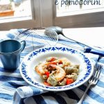 Gnocchi di melanzane con mazzancolle e pomodorini