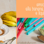 Smoothie vegan alla banana, matcha e liquirizia