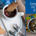 Composta autunnale con biscotti rustici senza glutine al riso e miglio