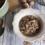 Zuppa di farro e funghi