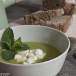 Crema di piselli alla menta