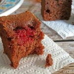 Brownies leggeri ai lamponi