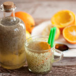 Chia fresca agli agrumi e zenzero, bevanda detox
