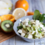 Tartare detox di finocchio e kiwi agli agrumi