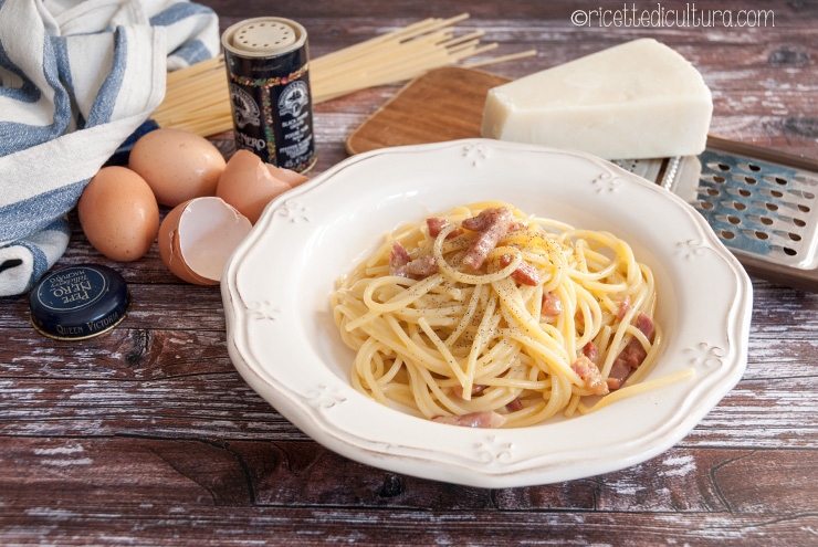 Carbonara, los ingredientes históricos y la receta La verdadera reina de la cocina romana