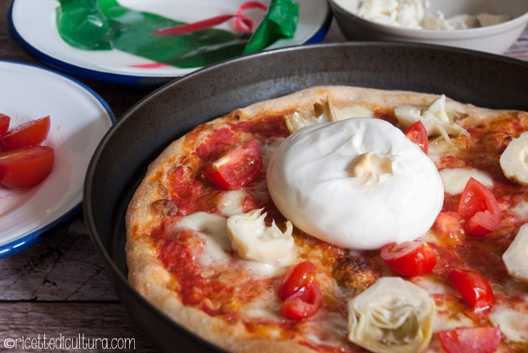 pizza burrata