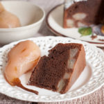 Torta cioccolato e pere