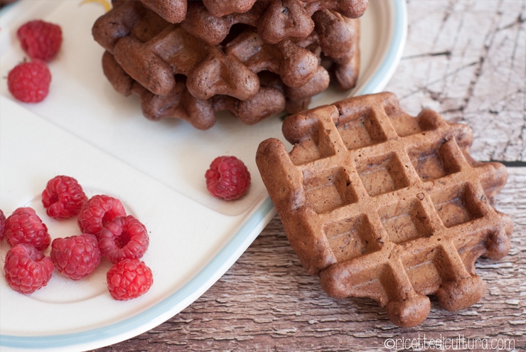 waffles cacao vegan