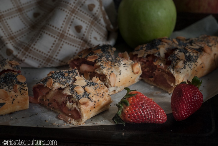 Strudel di fragole e mele Una versione alternativa al famoso dolce trentino e austriaco