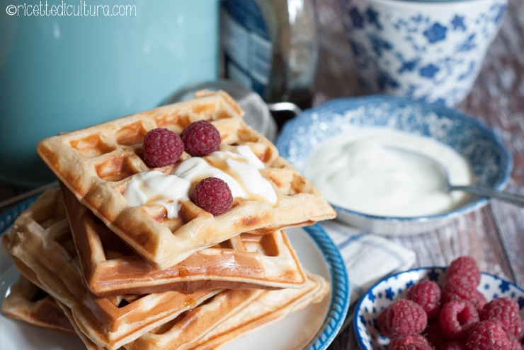 wafel allo yogurt