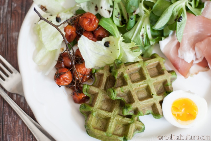 waffles spinaci waffels