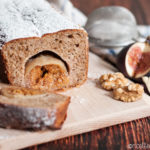 Plumcake con noci e cuore di fichi