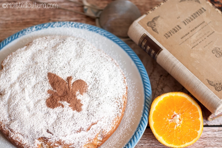 Schiacciata fiorentina di Carnevale Un dolce delicato e profumatissimo con lievito di birra.