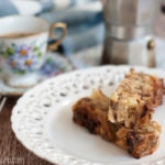 Torta di panettone alle mele senza farina