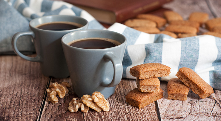 Financiers alle noci I dolcetti a forma di lingotto, reinterpretati con le noci